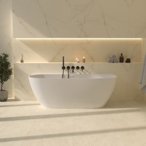 Ванна из искусственного камня WHITECROSS Make 0219.170080.200 170x80 см белый матовый