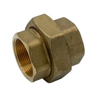 Сгон американка, ELSEN, Metalit, прямой, ВВ, 1 1/2, 1 1/2, EBF21.112, латунь, с плоским уплотнением