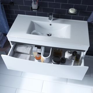 Тумба с раковиной IDDIS Cloud 100см белый CLO10WFi95 Тумба с раковиной IDDIS Cloud 100см белый CLO10WFi95