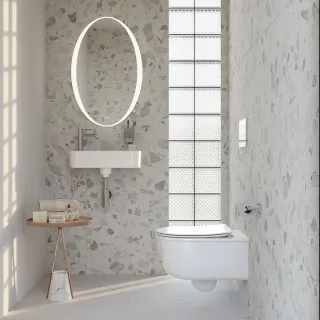 Зеркало с подсветкой Kerama Marazzi Элеганс KMElMr52MWh 52 см