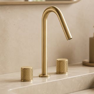Смеситель для раковины WasserKRAFT Muritz 9835BG золото матовое