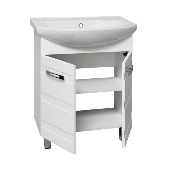 Тумба под раковину Runo  (под умывальник Элеганс 65) Турин 65 (УТ000002093)