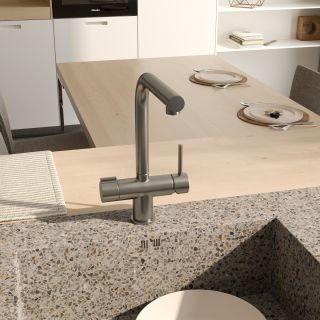 Смеситель для кухни WasserKRAFT A8927 с выдвижной лейкой никель