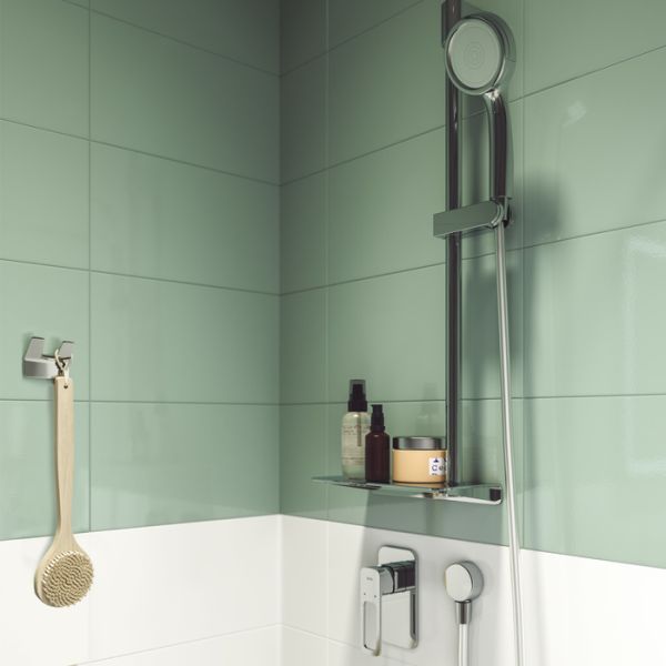 Встраиваемый смеситель для душа IDDIS Slide с одним выходом хром глянцевый SLISB00i66