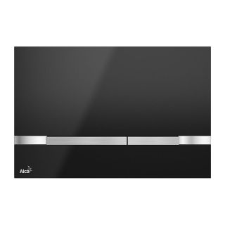 Кнопка смыва AlcaPlast для инсталляции чёрная/матовая STRIPE-BLACK Кнопка смыва AlcaPlast для инсталляции чёрная/матовая STRIPE-BLACK