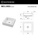 Раковина Whitecross Meloris 0745.045045.200 45 см белый матовый