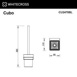 Ёршик подвесной WHITECROSS Cubo CU2470CR хром Ёршик подвесной WHITECROSS Cubo CU2470CR хром