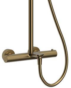 Душевая стойка Raiber Graceful RPG-007 с термостатом золото матовое