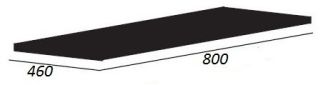 Вставка в дно каркаса под раковину Cezares CADRO-80-MENS-NERO