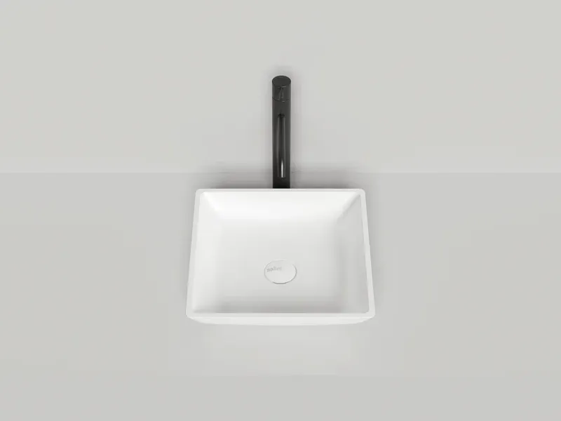Накладная раковина Salini Callista 04 S-Sense 1101108G 38см белый глянцевый Накладная раковина Salini Callista 04 S-Sense 1101108G 38см белый глянцевый