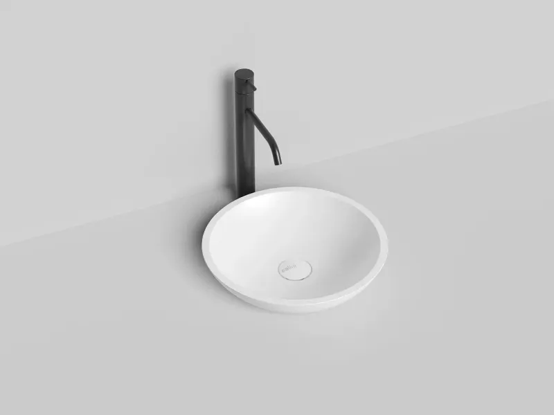 Накладная раковина Salini Callista 05 S-Stone 1101205SM 37см белый матовый Накладная раковина Salini Callista 05 S-Stone 1101205SM 37см белый матовый