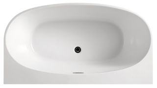 Акриловая ванна Azario Cambridge CAM18090 пристенная 1800X880X580 Акриловая ванна Azario Cambridge CAM18090 пристенная 1800X880X580