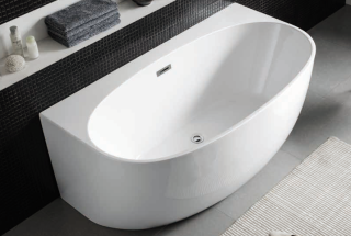 Акриловая ванна Azario Cambridge CAM18090 пристенная 1800X880X580 Акриловая ванна Azario Cambridge CAM18090 пристенная 1800X880X580