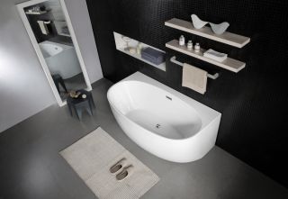 Акриловая ванна Azario Cambridge CAM18090 пристенная 1800X880X580 Акриловая ванна Azario Cambridge CAM18090 пристенная 1800X880X580