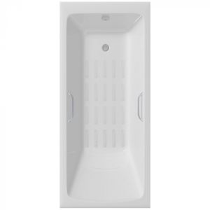 Ванна чугунная Delice Camelot DLR230616R-AS 180х80 сс отверстиями под ручки и антискользящим покрытием