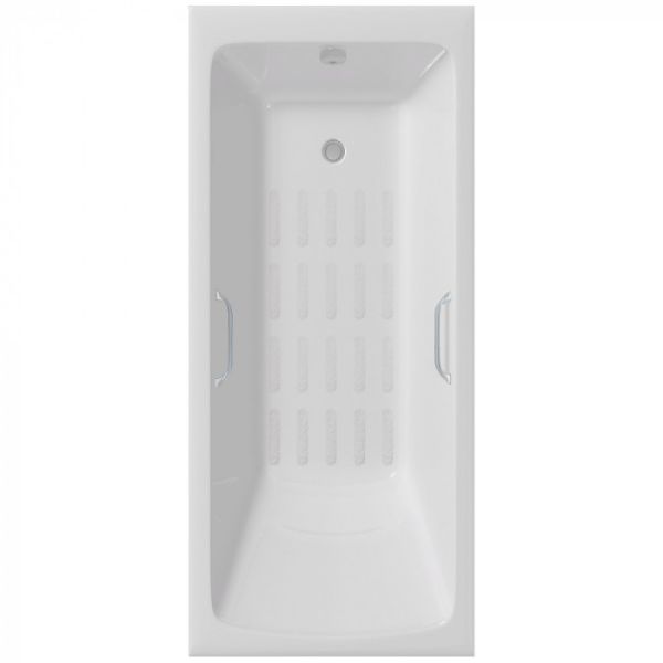 Ванна чугунная Delice Camelot DLR230616R-AS 180х80 сс отверстиями под ручки и антискользящим покрытием