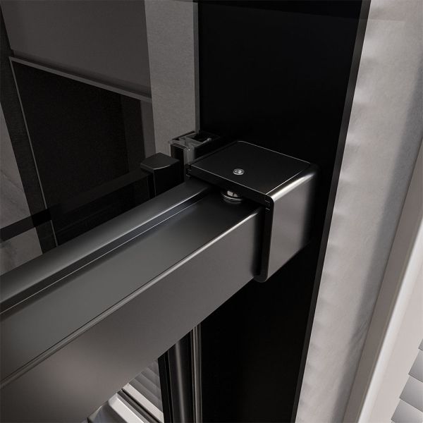 Душевая дверь Veconi Premium Trento PTD-40B, 1500х2000, черный матовый, стекло прозрачное Душевая дверь Veconi Premium Trento PTD-40B, 1500х2000, черный матовый, стекло прозрачное