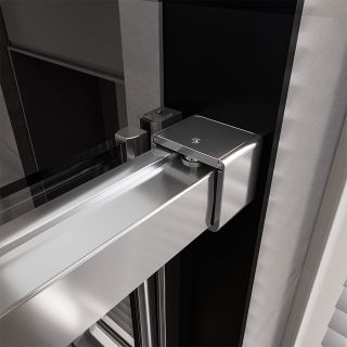 Душевая дверь Veconi Premium Trento PTD-40CH, 1500х2000, хром, стекло прозрачное