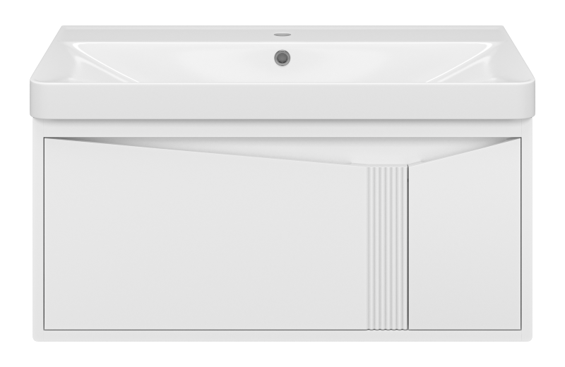 Подвесная тумба под раковину Brevita Cascade УТ000025617 90 см белый