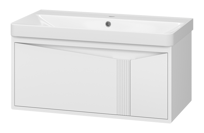 Подвесная тумба под раковину Brevita Cascade УТ000025617 90 см белый