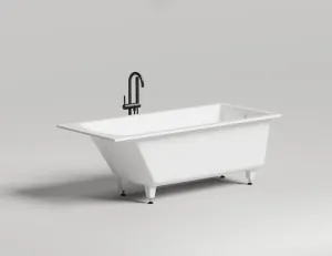 Ванна из искусственного камня Salini Cascata S-Sense 104113GRH 170x75см RAL снаружи