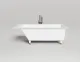 Ванна из искусственного камня Salini Cascata Kit S-Sense 104313G 170x75см белый глянцевый