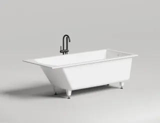 Ванна из искусственного камня Salini Cascata S-Sense 104213M 180x80см белый матовый Ванна из искусственного камня Salini Cascata S-Sense 104213M 180x80см белый матовый