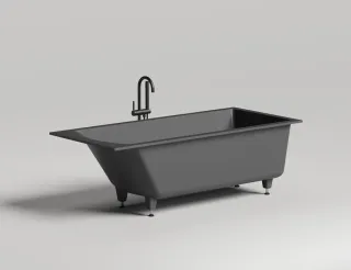 Ванна из искусственного камня Salini Cascata Kit S-Sense 104513GRF 180x80см RAL полностью Ванна из искусственного камня Salini Cascata Kit S-Sense 104513GRF 180x80см RAL полностью