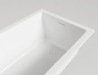 Ванна из искусственного камня Salini Cascata Kit S-Stone 104523M 180x80см белый матовый Ванна из искусственного камня Salini Cascata Kit S-Stone 104523M 180x80см белый матовый