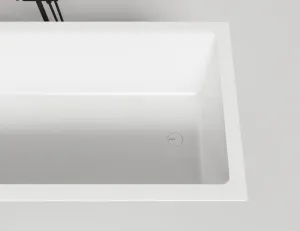 Ванна из искусственного камня Salini Cascata Kit S-Sense 104513M 180x80см белый матовый