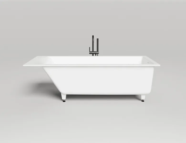Ванна из искусственного камня Salini Cascata Kit S-Stone 104523MRH 180x80см RAL снаружи
