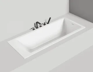 Ванна из искусственного камня Salini Cascata Kit S-Sense 104513M 180x80см белый матовый Ванна из искусственного камня Salini Cascata Kit S-Sense 104513M 180x80см белый матовый