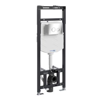 Система инсталляции для унитазов WasserKRAFT Alme 15TLT.010.ME.CH01 с кнопкой смыва