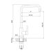 Смеситель для кухни IDDIS Kitchen Line сталь K05STL0i05