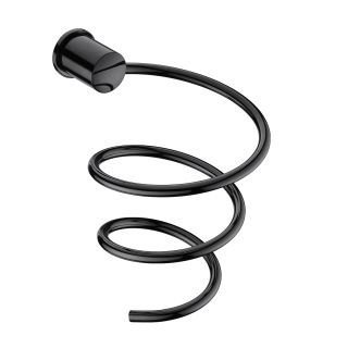 Держатель фена WasserKRAFT K-1080PB чёрный