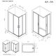 Душевой уголок Am.Pm Above W9XG-403-12090-MT 120x90 см профиль хром стекло прозрачное