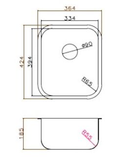 Кухонная мойка Grandex Aqua Select 36 S 200330 сатин Кухонная мойка Grandex Aqua Select 36 S 200330 сатин