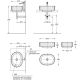 Раковина накладная Kerama Marazzi ArtBasin Conchiglia CC.wb.50\SAN песочный