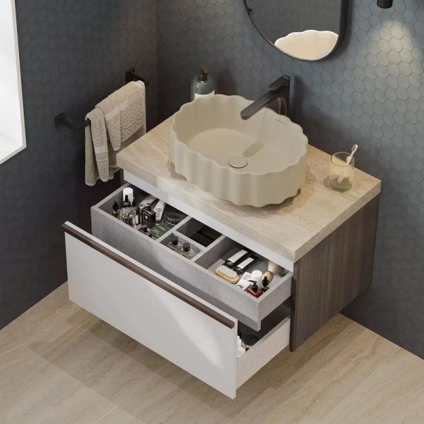 Раковина накладная Kerama Marazzi ArtBasin Conchiglia CC.wb.50\SAN песочный
