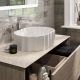 Раковина накладная Kerama Marazzi ArtBasin Conchiglia CC.wb.50\WHT 50 см белый