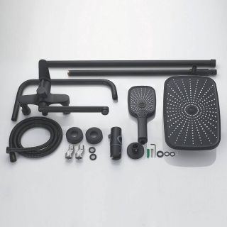 Душевая стойка Shevanik S6236H чёрный Душевая стойка Shevanik S6236H чёрный