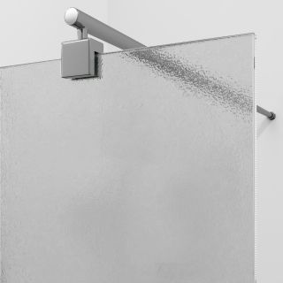 Душевая перегородка WasserKRAFT Rur 30W46-TXG 110 см профиль хром стекло текстурное