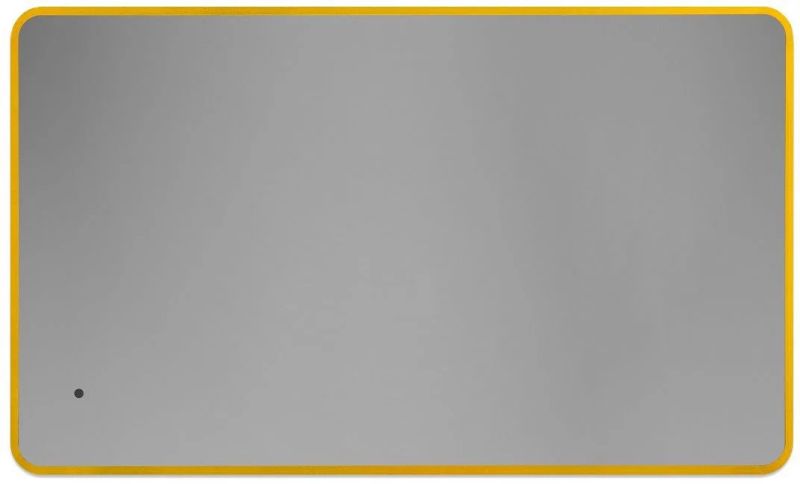 Зеркало с подсветкой ArtMax Siena AM-SieS-600-1000-DS-F-Gold 100 см золото