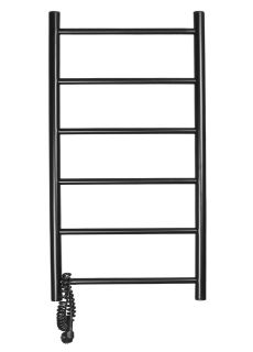Полотенцесушитель электрический Domoterm Классик DMT 109-6 40x81 EK L чёрный Полотенцесушитель электрический Domoterm Классик DMT 109-6 40x81 EK L чёрный