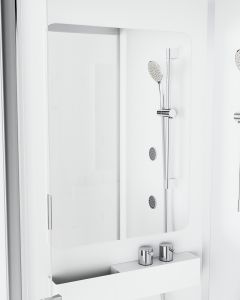 Душевая кабина Am.Pm Like Deep с паром W80C-020A-090MTA 90x90