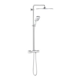 Душевая  стойка с термостатом Grohe Rainshower SmartActive Cube 310 26652000 хром
