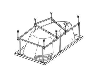 Монтажный комплект к акриловой ванне Santek Эдера 170х110 L и R 1WH112426