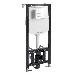 Система инсталляции для унитазов WasserKRAFT Aller 10TLT.010.ME.WH04 с кнопкой смыва