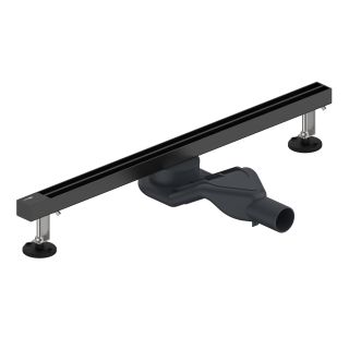 Душевой лоток WasserKRAFT Tauber 64D60MB 60 см чёрный матовый