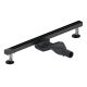 Душевой лоток WasserKRAFT Tauber 64D60MB 60 см чёрный матовый